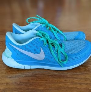 Nike Free 5.0 GS 'Blue Lagoon' (Girls 4.5Y)